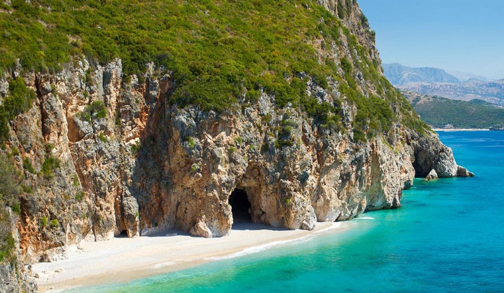 Dhermi on the Albanian Riviera
