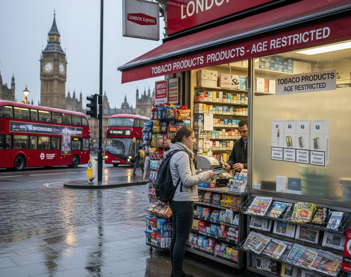 Cigarette prices in the UK